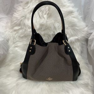 Authentic COACH leather hobo bag purse